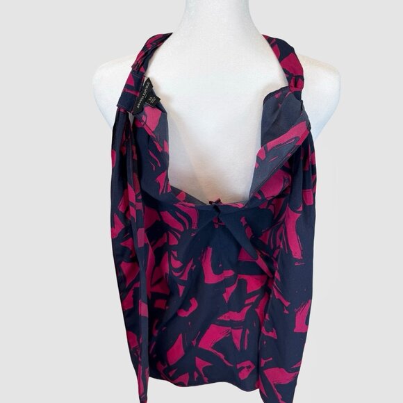 Women's Cross Front Tie Halter Top, Size XS - Picture 5 of 9